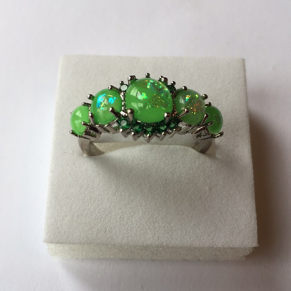 1 carat two 0.50 two 0.25 carat 925(Silver) RING - Picture 5 of 5
